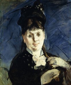 Kadın ve Şemsiye; La Femme ve L"Ombrelle, c.1875 by Édouard Manet