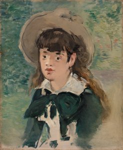 Bir Bankta Genç Kız by Édouard Manet