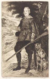 IV. Philip (IV. Philip) by Edouard Manet after Diego Velázquez