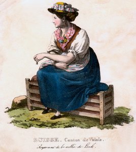 İsviçreli kadın, c1825.
