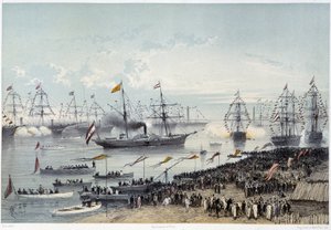 Avusturya İmparatoru Majestelerinin G. Nicole tarafından Süveyş Kanalı