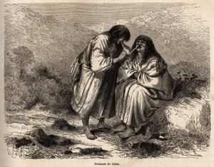 Tütün müzayedecileri, Antis (Peru) kabilesinin geleneğine göre makyaj, Riou