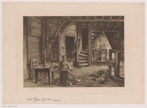 tavan arası by Edouard Tyck (signed by artist)