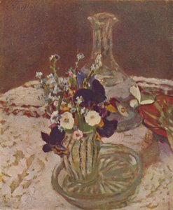 Hercai Menekşe, Unutma beni ve Papatyalar Buketi Yaklaşık 1900, c1900, 1946 by Edouard Vuillard