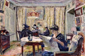 Briç Oyuncuları, c.1911 by Edouard Vuillard