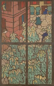 Kestane Ağaçları, Tiffany Vitray Penceresi İçin Bir Çizgi Film by Edouard Vuillard