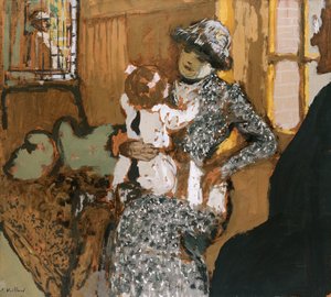 Beyaz Önlüklü Çocuk, c.1909 by Edouard Vuillard
