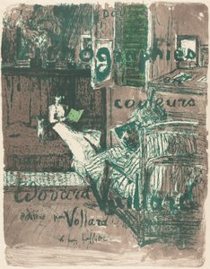 "Manzaralar ve iç mekanlar" albümünün kapağı by Edouard Vuillard