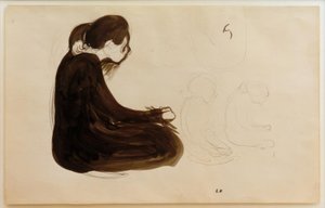 oturan kadın by Edouard Vuillard