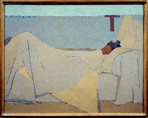 Yatakta by Edouard Vuillard