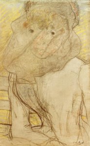Menekşe ile genç kadın by Edouard Vuillard