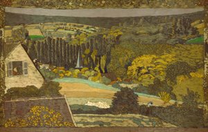 Manzara: Ormana Bakan Pencere, 1899. by Edouard Vuillard