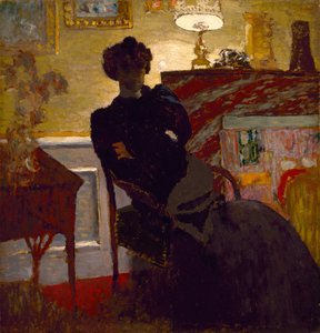 Madam Hessel Evde, 1908 dolayları by Edouard Vuillard