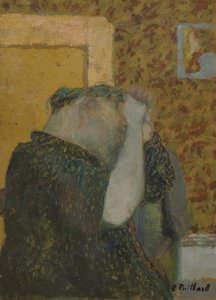 Madam Vuillard, 1892 dolayları by Edouard Vuillard