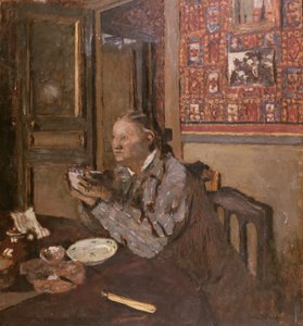 Madame Vuillard kaseli, 1898 by Edouard Vuillard