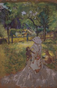 Meyve Bahçesinde Sabah Bahçesinde Anne ve Çocuk, 1909-1911. by Edouard Vuillard