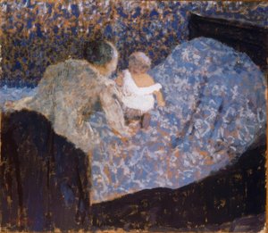 anne ve Çocuk by Edouard Vuillard