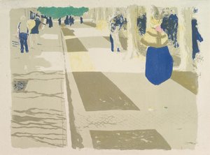 The Avenue, Manzaralar ve İç Mekanlar serisinden by Edouard Vuillard