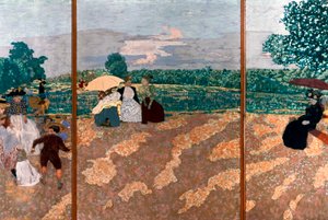 Halk Bahçeleri detayı, 1894 by Edouard Vuillard