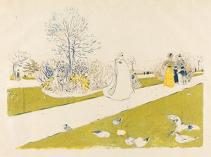 Tuileries Bahçesi Le jardin des Tuileries, 1896