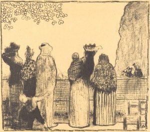 Tuileries Les Tuileries, 1895'te yayınlandı. by Edouard Vuillard