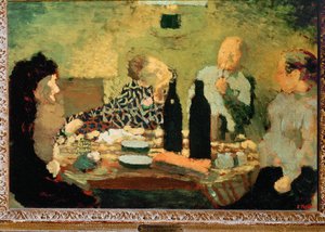 Yemekten sonra aile by Edouard Vuillard