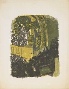 Gymnasium'da Bir Galeri (renkli litografi) by Edouard Vuillard