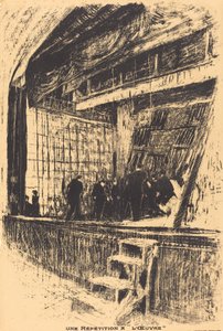 L'Oeuvre'de bir prova, L'Oasis Programı, 1903. by Edouard Vuillard