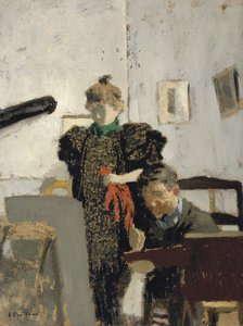 Vallotton ve Natanson by Edouard Vuillard