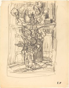 Çiçek vazosu by Edouard Vuillard