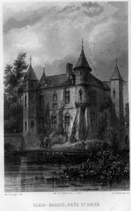 Saint Omer (Saint Omer), Pas-de-Calais, Nord-Pas-de-Calais bölgesi (Nord Pas de Calais), Fransa yakınlarındaki Clair bataklığı (Clair-Marais veya Clairmarais). Jean-Bernard Mary-Lafon (Jean Bernard Mary Lafon) tarafından “Antik ve Modern Fransa”da Willmann