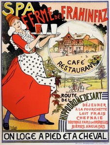 Cafe Frahinfaz çiftliği reklamı, c. 1890 (afiş) by Edouard and Crespin Adolphe (1859 1944) Duyck