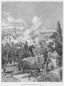 Montebello Savaşı (gravür) by Edouardo Matania