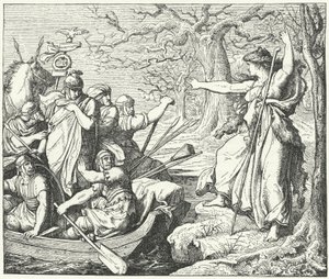 Elbe Nehri üzerinde Romalı general Nero Claudius Drusus, MÖ 9