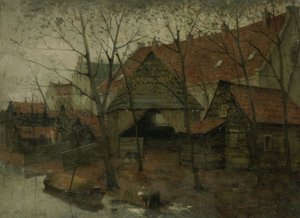 Amsterdam yakınlarındaki Vinkenbuurt by Eduard Karsen