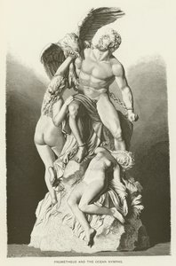 Prometheus ve Okyanus Perileri by Eduard Muller