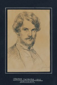 kendi kendine portre by Eduard Swoboda