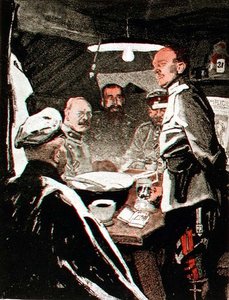 Yeni Yıl Yumruğu, bir Alman dergisinden çizim, 