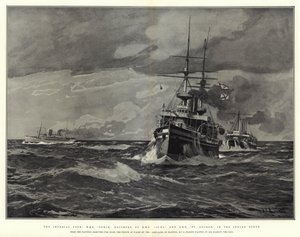 HMS Juno ve HMS St George eşliğinde Hint Okyanusu