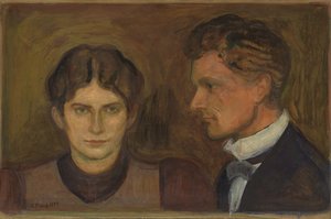 Aase ve Harald Norregaard by Edvard Munch