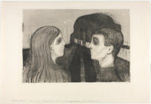 cazibe II by Edvard Munch