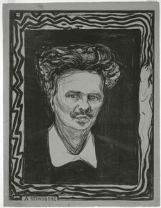 Ağustos Strindberg by Edvard Munch