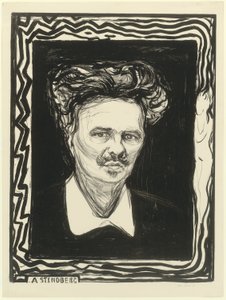 Ağustos Strindberg by Edvard Munch