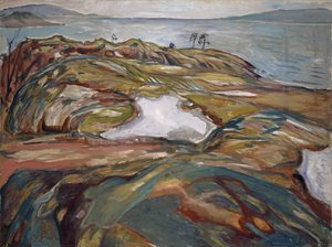 Kıyı Manzarası, 1918 by Edvard Munch