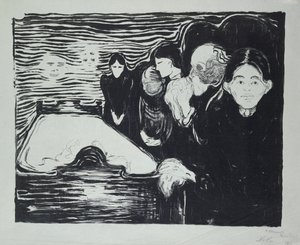 Ölüm sancıları by Edvard Munch