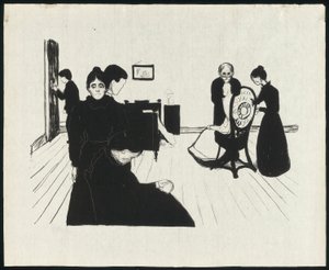 Hasta Odasında Ölüm by Edvard Munch