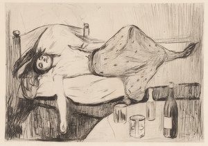 Ertesi gün. 1894 by Edvard Munch