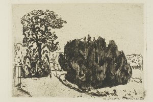 Parkta Akşam by Edvard Munch