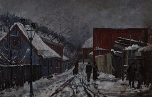 Saxegaards caddesinden by Edvard Munch