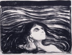 Dalgalardaki Aşıklar by Edvard Munch